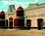 Mexico Ciudad Juarez City Carcel Jail Postcard Old 1910s Vtg Postcard UN... - $4.17