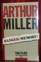 Arthur Miller Danger Memory 1987 First Edition Fine Hardcover Dj Two Plays Clara - £13.51 GBP