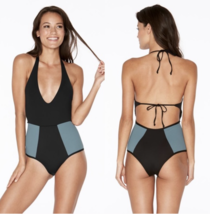 L*Space Ridin&#39; High Fireside Color Block Ribbed One Piece Swimsuit (12) $158 Nwt - £91.92 GBP