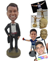 Personalized Bobblehead Wedding Best Man In Classic Formal Attire - Wedding &amp; Co - £71.60 GBP