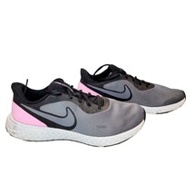 Nike Revolution 5 BQ3207 004 Size 12 Black Pink Grey Running Womens - $28.32