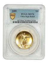 2009 $20 Ultra High Relief Double Eagle PCGS MS70 - £2,645.97 GBP