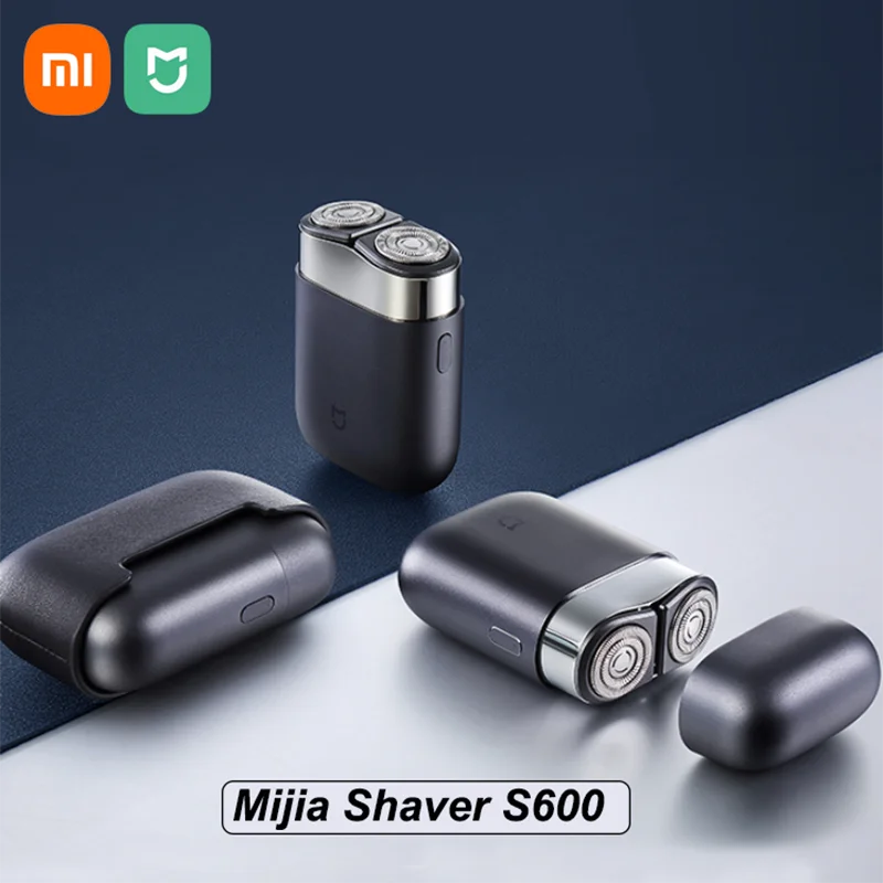 Jia electric shaver s600 mini portable razor ipx7 washable type c dry wet beard machine thumb200