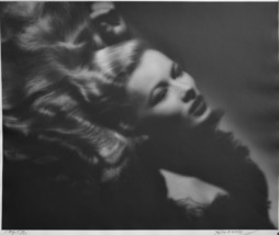 GEORGE HURELL &quot;VERONICA LAKE&quot; GELATIN SILVER PHOTO HAND SIGNED &amp; NUMBERE... - £1,766.37 GBP
