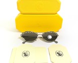 Swarovski Sunglasses SK7009 40016G Polished Silver Large Clear Sparkly C... - $172.76