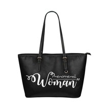 PHENOMENAL WOMAN Black Tote Bag - £47.01 GBP