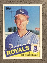 1985 TOPPS BRET SABERHAGEN RC KANSAS CITY ROYALS #23 $2.88 B3G1 Sale - $2.88