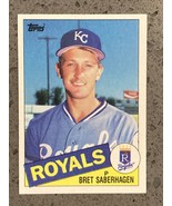 1985 TOPPS BRET SABERHAGEN RC KANSAS CITY ROYALS #23 $2.88 B3G1 Sale - $54.71 MXN