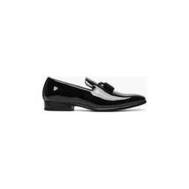 Stacy Adams Phoenix Tassel Slip On Tuxido Shoes Black Patent Leather 21011-004 image 7