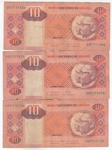 Angola, 10 Kwanzas, (full of 3) National Bank of Angola-
show original t... - $8.68