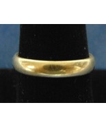 VINTAGE ESTATE 14K YELLOW GOLD WEDDING BAND RING 4.4g  #E2116 - £245.22 GBP