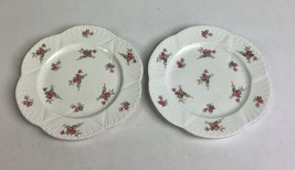 Set Of 2 Shelley Bridal Rose Fine Bone China Salad Plates - #13545 - Eng... - $34.64