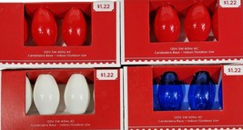 Holiday Time C7 Replacement Bulbs Xmas Party Wedding Lights Lot of 4  - £11.76 GBP