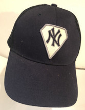 New York Yankees Hat Cap Blue Mesh Snapback Ba2 - $6.92