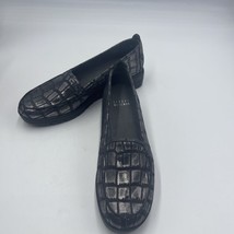 Stuart Weitzman Gray Leather Loafers Size 7 - £63.46 GBP