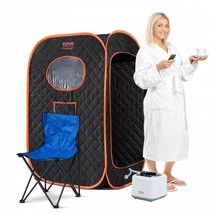 Compact Portable Steam Sauna Tent, 1000 Watt Sauna Blanket with Chair, Home ... - £100.85 GBP