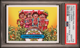 2017 Garbage Pail Kids The Beatles Battle Of The Bands Lonely Lennon 3a Psa 10 - £295.97 GBP