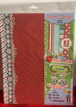 Hot off the Press Merry &amp; Bright artful card kit - New - $7.00