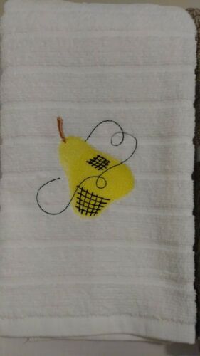 SOLD  Mainstays Kitchen Towels cotton with a Pear embroidery (2) - $16.00