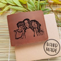 Personalized Engraved Photo Wallet.  Leather Mens Custom Handmade Wallet  - £35.85 GBP