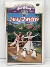 Mary Poppins Walt Disney Masterpiece Collection VHS White Clamshell SEALED - £7.46 GBP