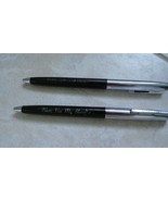 2 Sheaffer Vintage Reminder Clip Ball Pen-&quot;Here,use my Sheaffer&quot;-Sales S... - £35.39 GBP