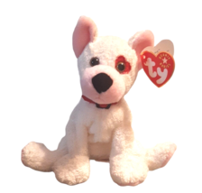 Cupid the Valentines Day Dog Ty Beanie Baby  Heart over  Eye Retired 2001 - $14.01