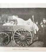 1904 The Dead On Wagon Cart CFD Chicago Iroquois Theater Fire Disaster D... - $56.04 CAD