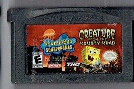 Nintendo Gameboy Advance SpongeBob SquarePants Creature From Krusty Krab Cart - £15.22 GBP