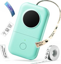 Phomemo Label Maker D30 Labeler,Sticker Maker Machine,Portable Bluetooth, Green - $35.99