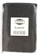 Stratford Park Home Fashions Lancer 54&quot; X 84&quot; Charcoal Polyester Grommet Panel - $31.99