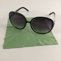 Vera Bradley Sunglasses Oversized Round Black Fashion Eyewear Womens - $29.65