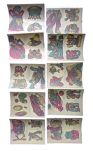 Galaxy Wars Vintage 1970&#39;s Set Of 10 Tattoos Space Age Sci-Fi Aliens Creatures - £12.25 GBP