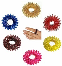 Sujok Acupressure Pain Therapy Finger Massager Circulation Rings 50 pcs - $25.62