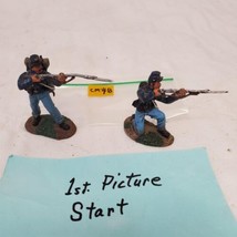 Conte Union Infantry Soldiers Shooting &amp; Kneeling Firing Mounted CM-48 - £50.43 GBP