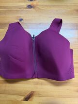 Victorias Secret VSX Featherweight Max High Impact Sports Bra Maroon Red... - $26.72