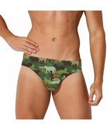Mondxflaur Camou Cat Swim Briefs Sexy Swimming Trunks Quick Dry Soft Ath... - $374.21 MXN