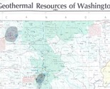 Geologic Map: Geothermal Resources of Washington - £13.38 GBP