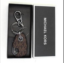 Michael Kors Logo Bottle Opener Key Fob Brown Black - £31.17 GBP