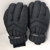 THINSULATE THERMAL INSULATED Winter Gloves Non Slip Palms - Black - Size... - $6.93