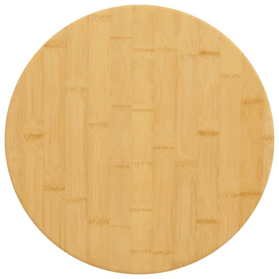vidaXL Table Top Bamboo Small Durable Bamboo Table Top Round - $69.53