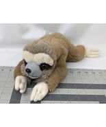 FAO Schwarz Brown Sloth Plush 17 Inch Stuffed Animal Toy - $14.95