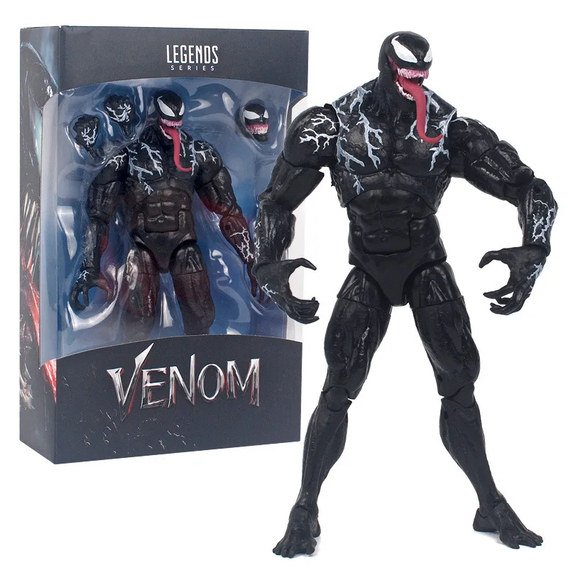 20cm Marvel Venom Movie Action Figure Spider Man Avengers Figurine Dolls - £22.93 GBP