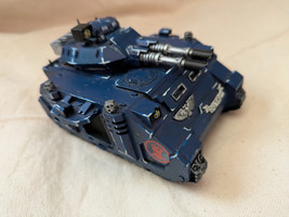 Space Marines Predator Destructor Games Workshop Warhammer 40K Painted Blue - $48.50