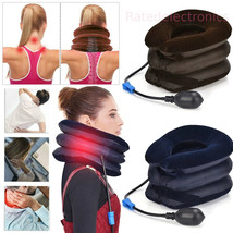Cervical Neck Support Device Collar Brace Pain Relief Relax Cushion Home Therapy - £13.58 GBP