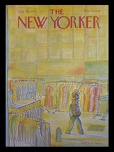 COVER ONLY The New Yorker July 30 1979 Clothing and Hat Sale by Eugene Mihaesco - £11.34 GBP