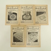 Lot of 5 Vintage The Workbasket Magazine 1949 Needlecrafts - $15.63