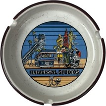 Vintage Ashtray Universal Studios Tour Mid Century Made in Japan Round 3-3/4&quot; - £11.19 GBP