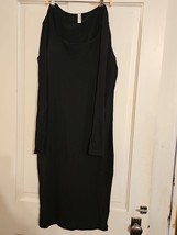 NEW Popilush Womens Black Built In Shapewear Long Sleeve Dress 4XL Bodycon - $29.65