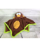 Sozo Baby Monkey Lovey Lovie Plush Security Blanket Brown Green - £27.25 GBP